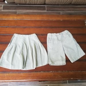 Bundle of Lands'End shorts and skirt